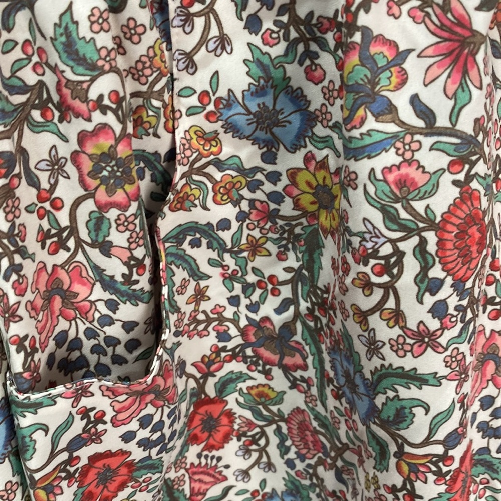 NWT Smith & Quinn Sorento Provincial Paisley Dress w/Corduroy Buttons & Cuffs - Picture 4 of 6